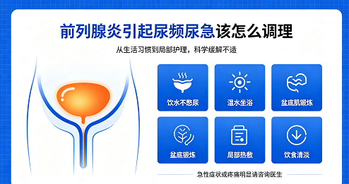 前列腺炎引起尿频尿急该怎么调理?5个实用方法告诉你