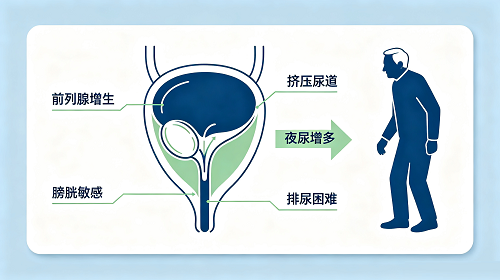 前列腺增生夜尿多排尿困难：一文读懂常见治疗方案与调理要点