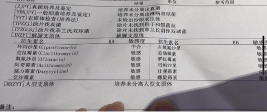 支原体转阴